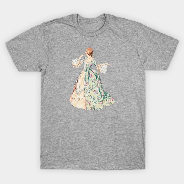 18th century lady's costume T-Shirt by chmdance